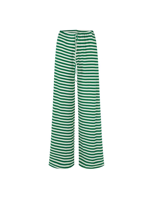 NØRGAARD PAA STRØGET NOVA PANTS NPS STRIPE GREEN/ECRU